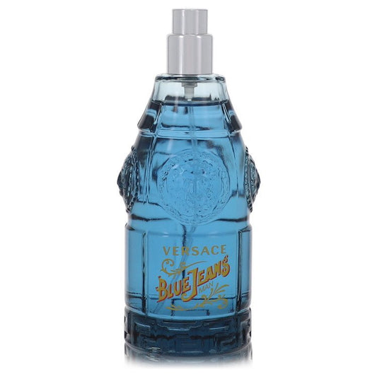 Blue Jeans Eau De Toilette Spray (Tester New Packaging) By Versace - Size: 75 ml Eau De Toilette Spray