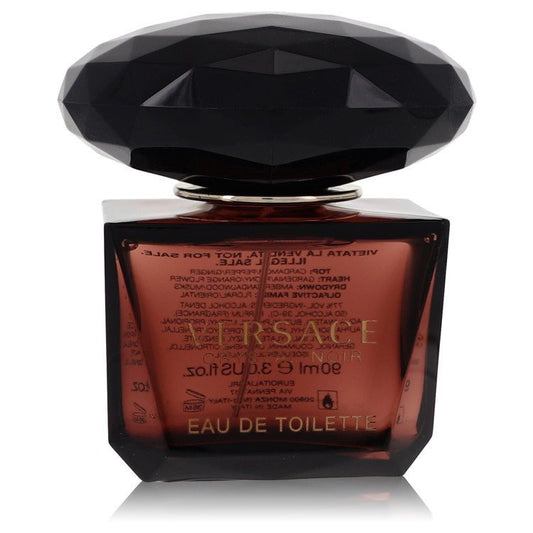 Crystal Noir Eau De Toilette Spray (Tester) By Versace - Size: 90 ml Eau De Toilette Spray
