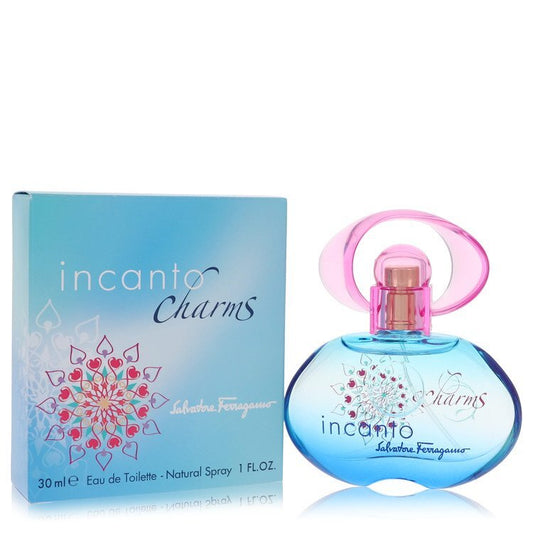 Incanto Charms Eau De Toilette Spray By Salvatore Ferragamo - Size: 30 ml Eau De Toilette Spray