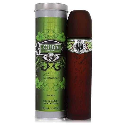 Cuba Green Eau De Toilette Spray By Fragluxe - Size: 100 ml Eau De Toilette Spray