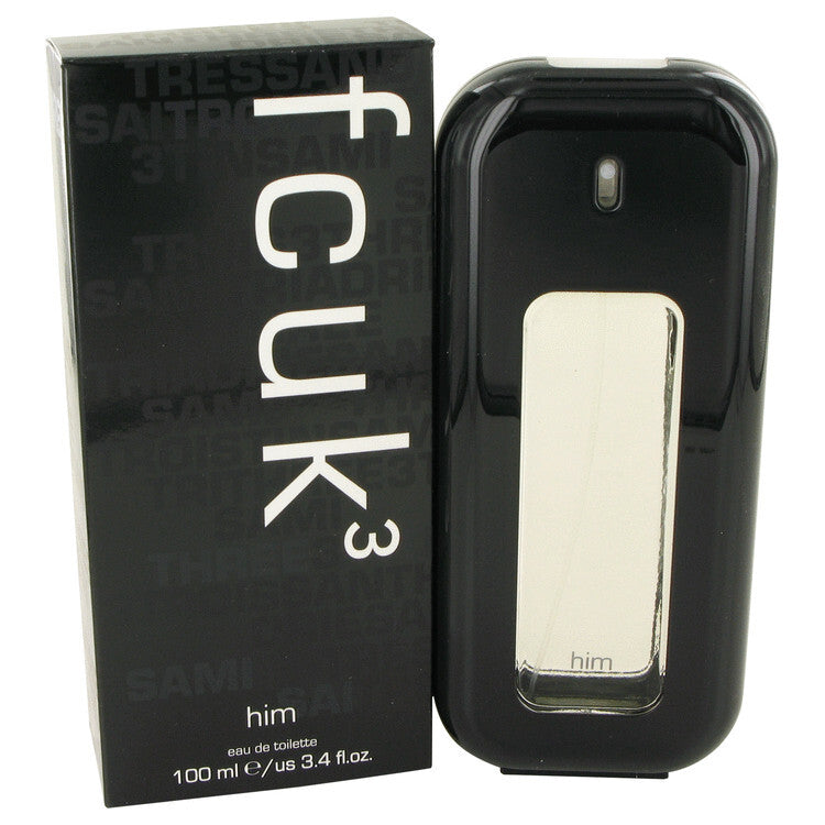 Fcuk 3 Eau De Toilette Spray By French Connection - Size: 100 ml Eau De Toilette Spray