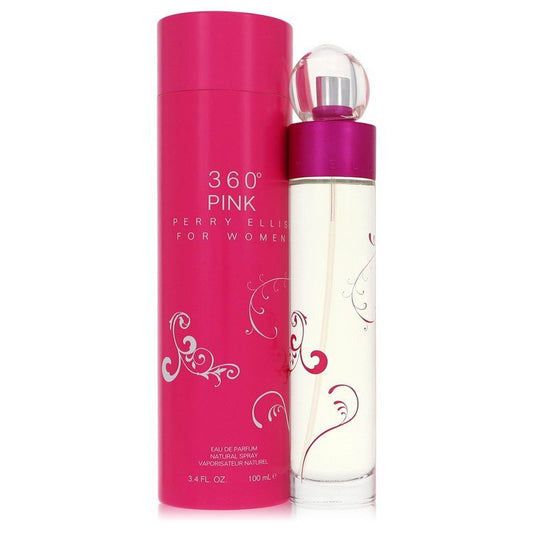 Perry Ellis 360 Pink Eau De Parfum Spray By Perry Ellis - Size: 100 ml Eau De Parfum Spray