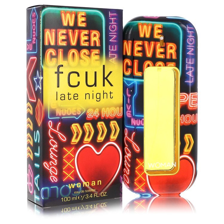 Fcuk Late Night Eau De Toilette Spray By French Connection - Size: 100 ml Eau De Toilette Spray