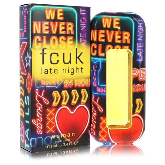 Fcuk Late Night Eau De Toilette Spray By French Connection - Size: 100 ml Eau De Toilette Spray