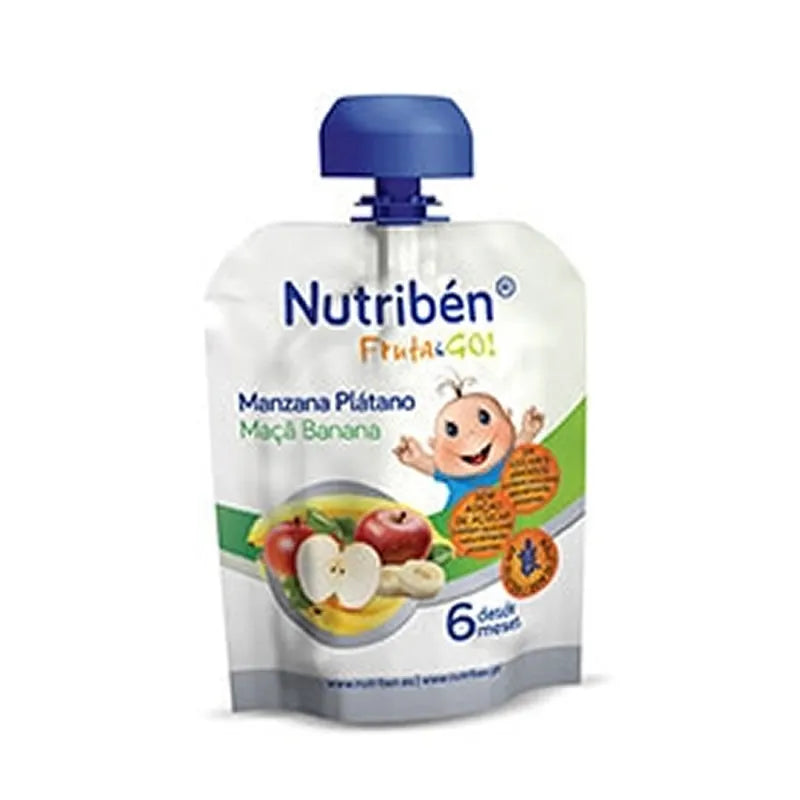 Nutriben Fruit & Go Apple And Banana 90g