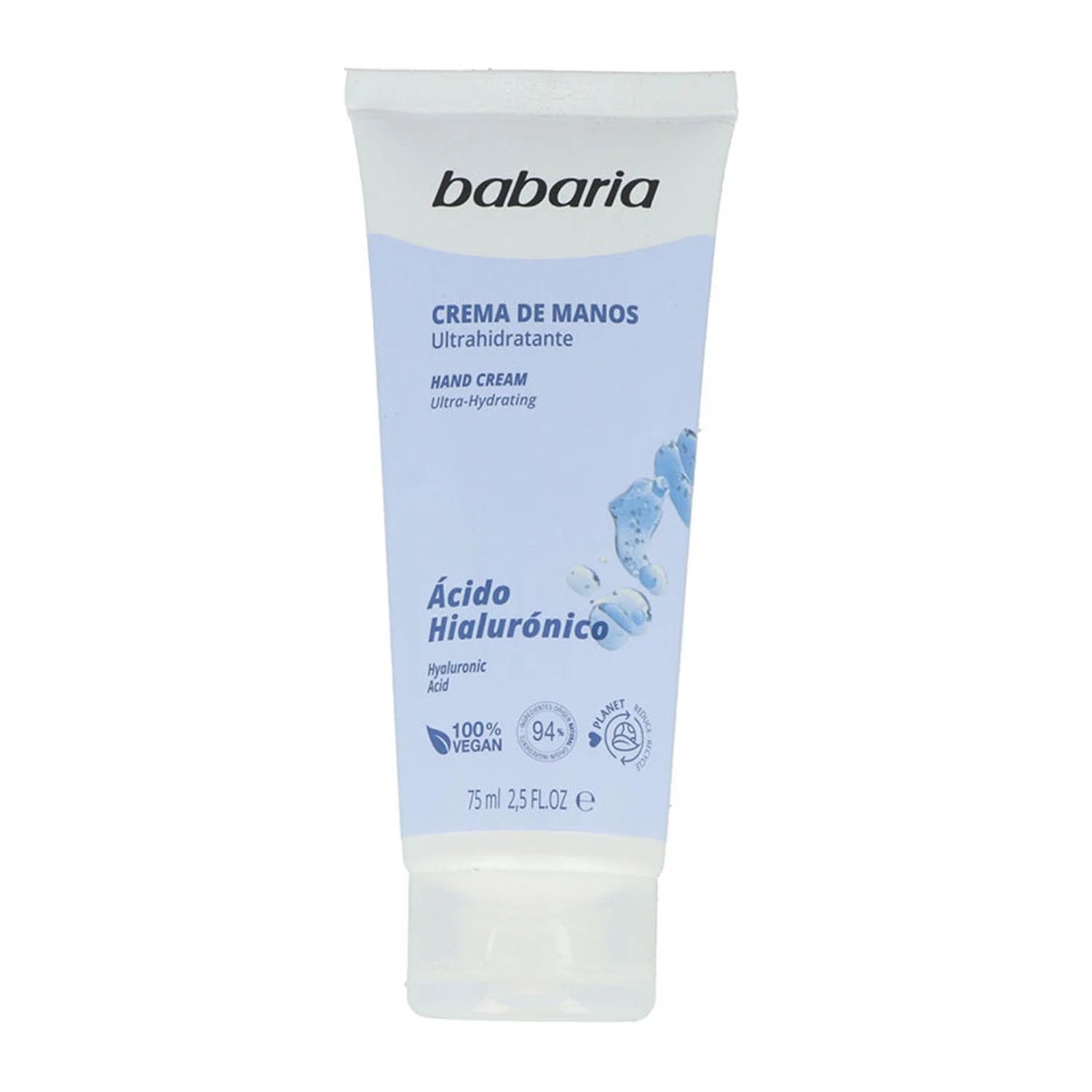 Cr Manos Babaria Hialuronico 75ml