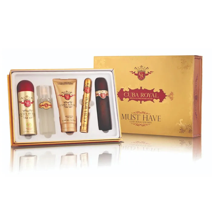 Cuba Paris Must Have Royal Eau De Toilette Spray 100ml Set 5 Pieces 2020