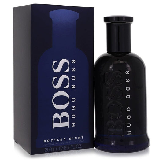 Boss Bottled Night Eau De Toilette Spray By Hugo Boss - Size: 200 ml Eau De Toilette Spray