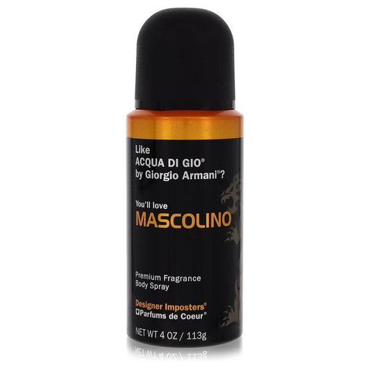 Designer Imposters Mascolino Body Spray By Parfums De Coeur - Size: 120 ml Body Spray