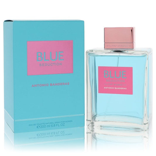 Blue Seduction Eau De Toiette Spray By Antonio Banderas - Size: 200 ml Eau De Toiette Spray