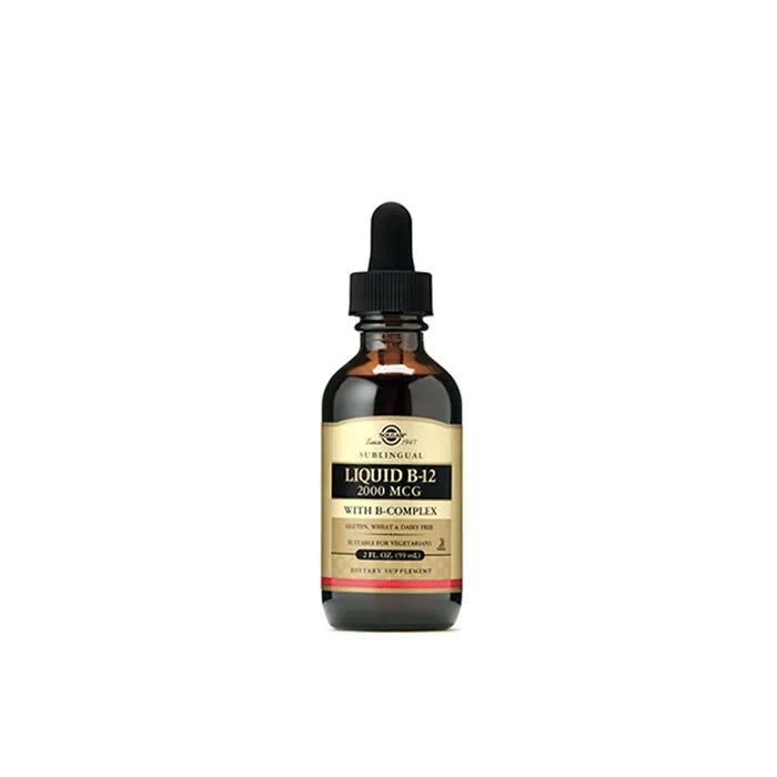 Solgar Vitamin B12 with B-Complex 2000 mcg Liquid 59ml