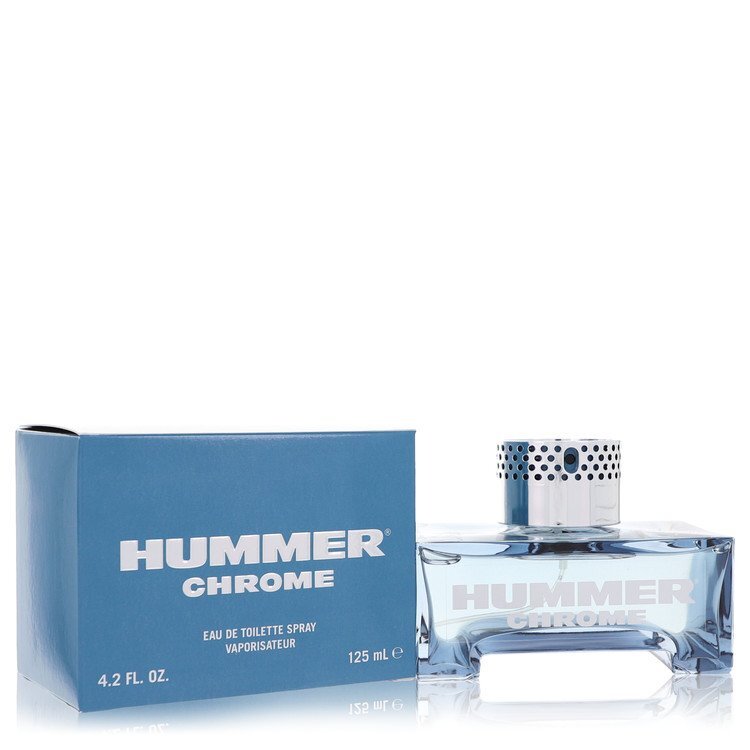 Hummer Chrome Eau De Toilette Spray By Hummer - Size: 125 ml Eau De Toilette Spray