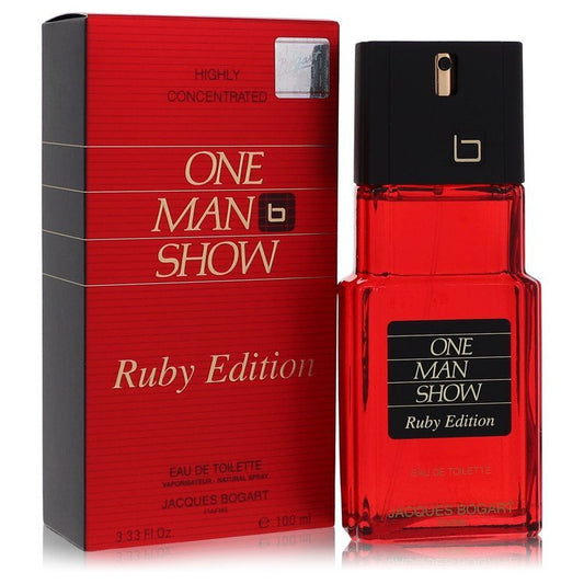 One Man Show Ruby Eau De Toilette Spray By Jacques Bogart - Size: 100 ml Eau De Toilette Spray