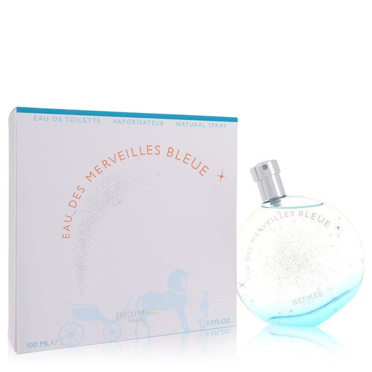 Eau Des Merveilles Bleue Eau De Toilette Spray By Hermes - Size: 100 ml Eau De Toilette Spray
