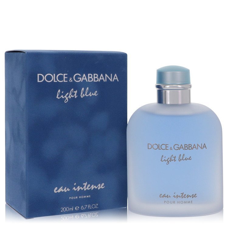 Hellblaues Eau Intense Eau De Parfum Spray von Dolce &amp; Gabbana – Größe: 200 ml Eau De Parfum Spray