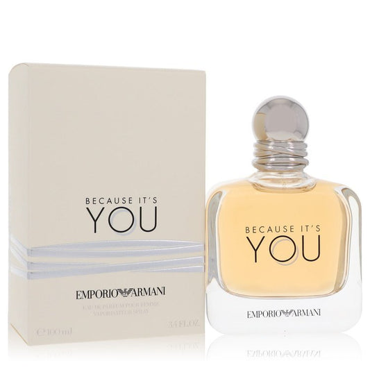 Because It's You Eau De Parfum Spray By Giorgio Armani - Size: 100 ml Eau De Parfum Spray