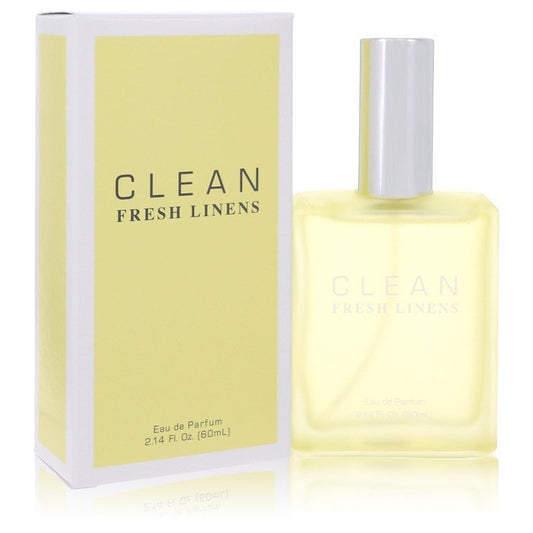 Clean Fresh Linens Eau De Parfum Spray (Unisex) By Clean - Size: 63 ml Eau De Parfum Spray