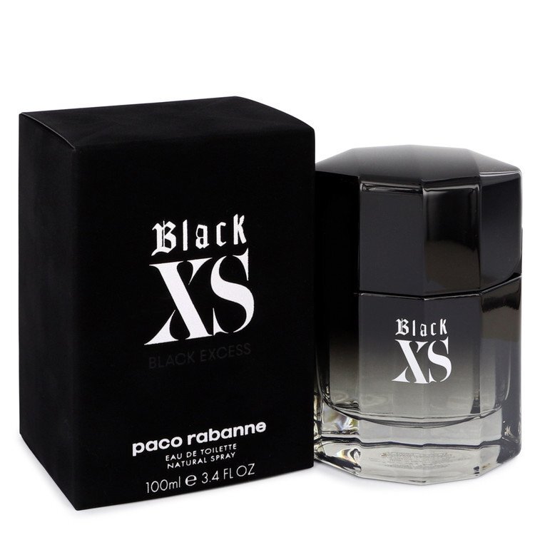 Black Xs Eau De Toilette Spray (2018 New Packaging) By Paco Rabanne - Size: 100 ml Eau De Toilette Spray