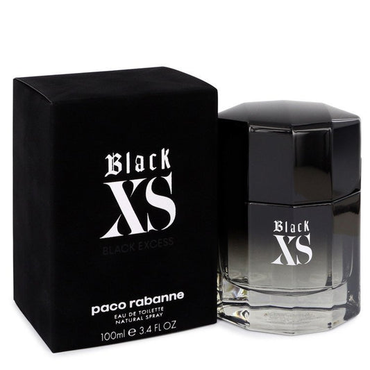 Black Xs Eau De Toilette Spray (2018 New Packaging) By Paco Rabanne - Size: 100 ml Eau De Toilette Spray