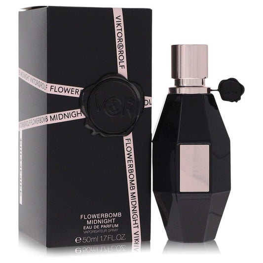 Flowerbomb Midnight Eau De Parfum Spray By Viktor & Rolf - Size: 50 ml Eau De Parfum Spray