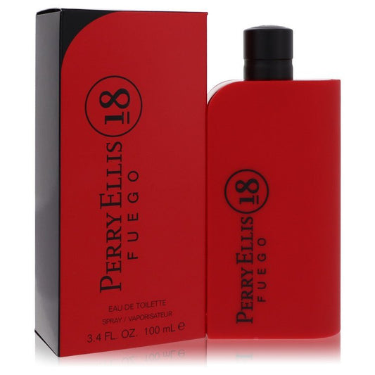 Perry Ellis 18 Fuego Eau De Toilette Spray By Perry Ellis - Size: 100 ml Eau De Toilette Spray