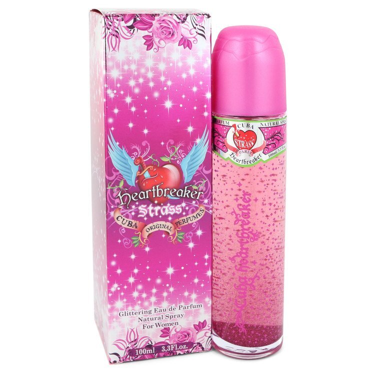 Cuba Strass Heartbreaker Eau De Parfum Spray By Fragluxe - Size: 100 ml Eau De Parfum Spray