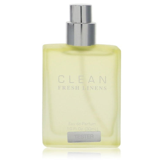 Clean Fresh Linens Eau De Parfum Spray (Unisex Tester) By Clean - Size: 30 ml Eau De Parfum Spray