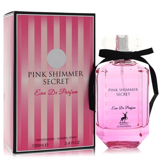 Pink Shimmer Secret Eau De Parfum Spray By Maison Alhambra - Size: 100 ml Eau De Parfum Spray