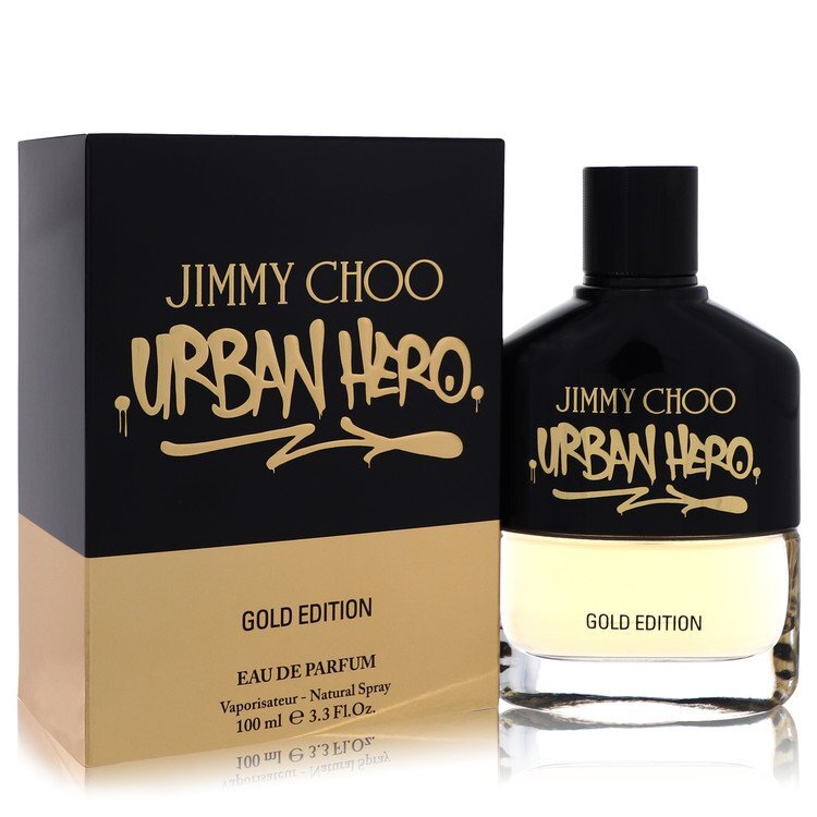 Jimmy Choo Urban Hero Gold Edition Eau De Parfum Spray By Jimmy Choo - Size: 100 ml Eau De Parfum Spray