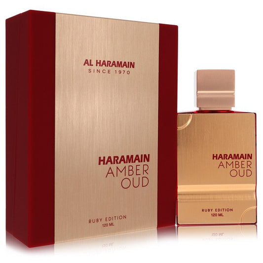 Al Haramain Amber Oud Ruby Eau De Parfum Spray (Unisex) By Al Haramain - Size: 120 ml Eau De Parfum Spray