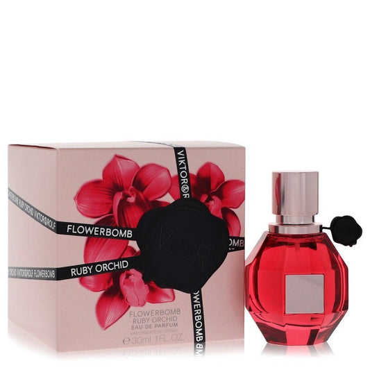 Flowerbomb Ruby Orchid Eau De Parfum Spray By Viktor & Rolf - Size: 30 ml Eau De Parfum Spray
