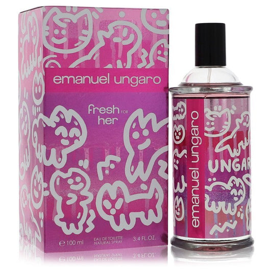 Emanuel Ungaro Fresh For Her Eau De Toilette Spray By Ungaro - Size: 100 ml Eau De Toilette Spray