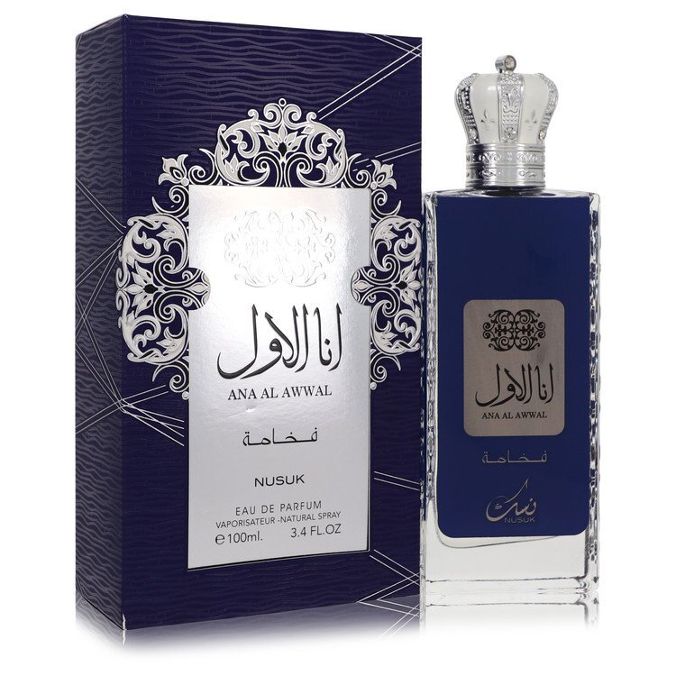 Ana Al Awwal Blue Eau De Parfum Spray By Nusuk - Size: 100 ml Eau De Parfum Spray