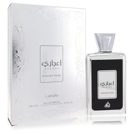 Lattafa Ejaazi Intensive Silver Eau de Parfum Spray (Unisex) von Lattafa – Größe: 100 ml Eau de Parfum Spray