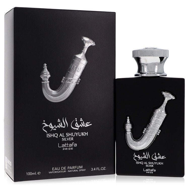 Lattafa Pride Ishq Al Shuyukh Silver Eau de Parfum Spray (Unisex) von Lattafa – Größe: 100 ml Eau de Parfum Spray