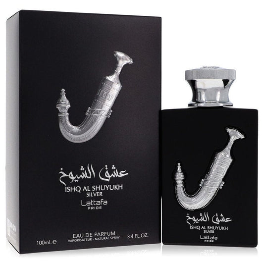 Lattafa Pride Ishq Al Shuyukh Silver Eau de Parfum Spray (Unisex) von Lattafa – Größe: 100 ml Eau de Parfum Spray