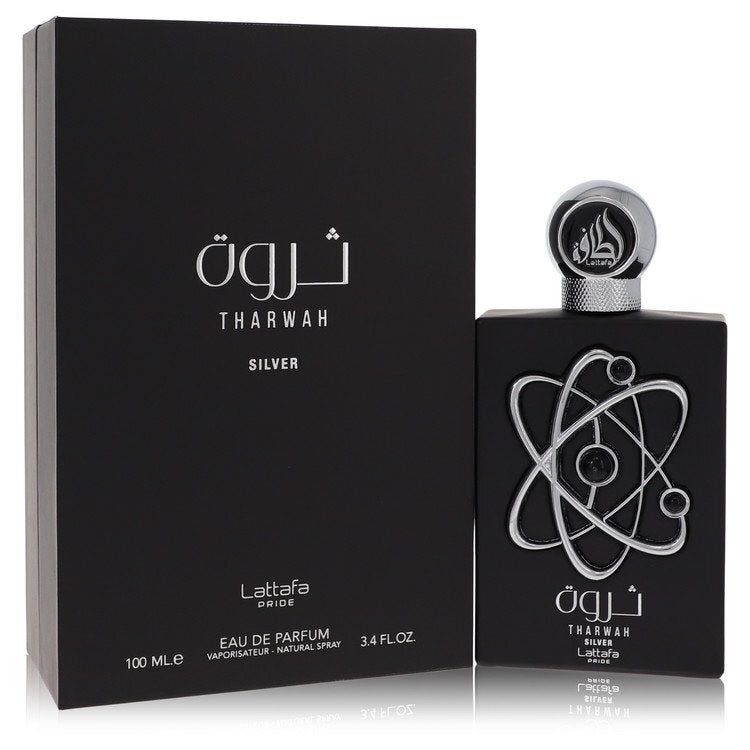Lattafa Pride Tharwah Silver Eau De Parfum Spray By Lattafa - Size: 100 ml Eau De Parfum Spray