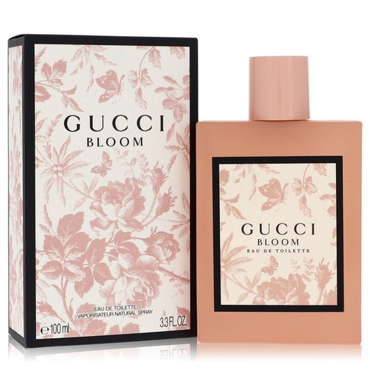 Gucci Bloom Eau De Toilette Spray By Gucci - Size: 100 ml Eau De Toilette Spray