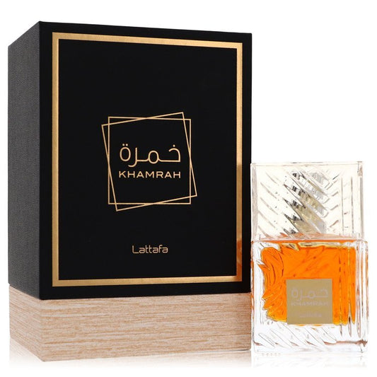 Lattafa Khamrah Eau De Parfum Spray (Unisex) By Lattafa - Size: 100 ml Eau De Parfum Spray