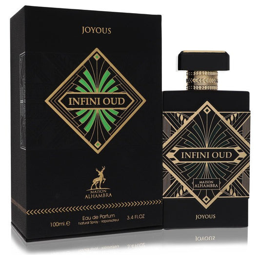 Maison Alhambra Infini Oud Joyous Eau De Parfum Spray (Unisex) By Maison Alhambra - Size: 100 ml Eau De Parfum Spray