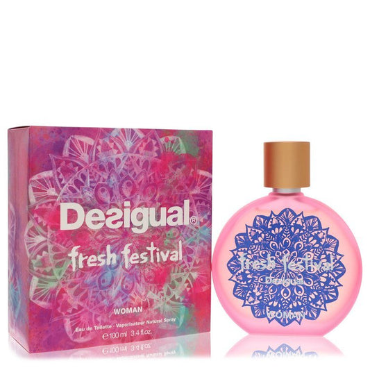 Desigual Fresh Festival Eau De Toilette Spray By Desigual - Size: 100 ml Eau De Toilette Spray