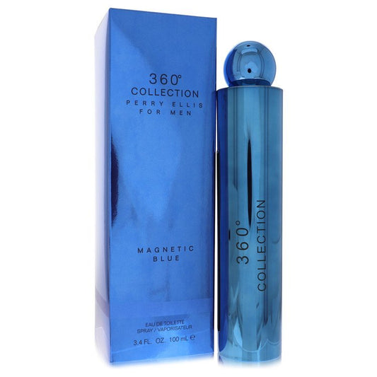 Perry Ellis 360 Collection Magnetic Blue Eau De Toilette Spray By Perry Ellis - Size: 100 ml Eau De Toilette Spray