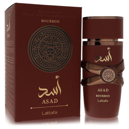Lattafa Asad Bourbon Eau De Parfum Spray By Lattafa - Size: 100 ml Eau De Parfum Spray