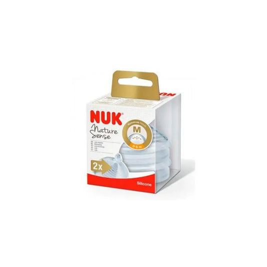 Nuk Nipple Silicone Anticolic Nature Sense 1 M 2 Nipples