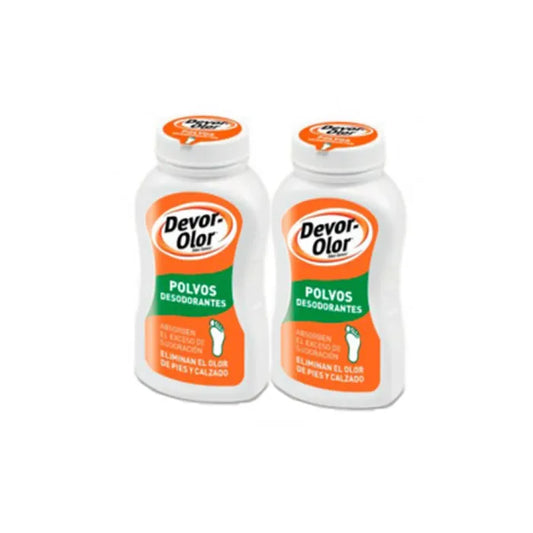 Devor Olor Dry Feet Deodorant Powder 2x100g 