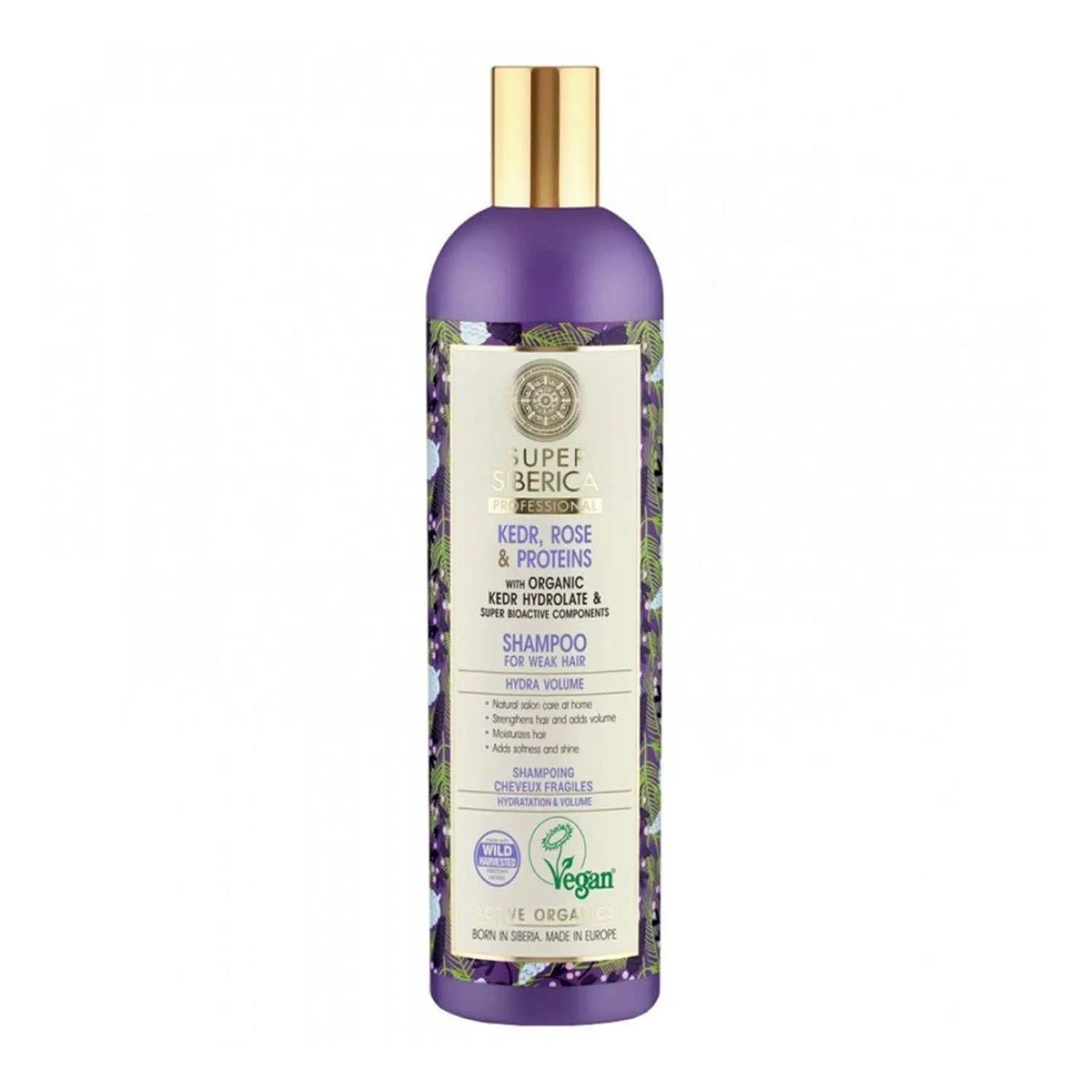 Natura Siberica Pino Rosa y Proteinas Champu Profesional Cabello Debil 400ml