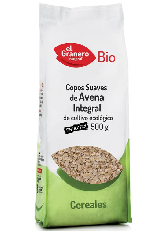Granero Copos Suaves De Avena Integral Sin Gluten Bio 500