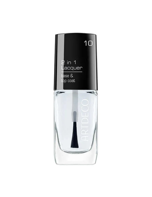 Artdeco 2 In 1 Lacquer Base y Top Coat 10ml