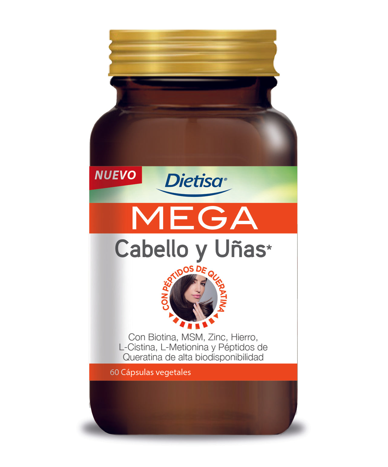 Dietisa Mega Cabello y Uñas 60 Vcaps