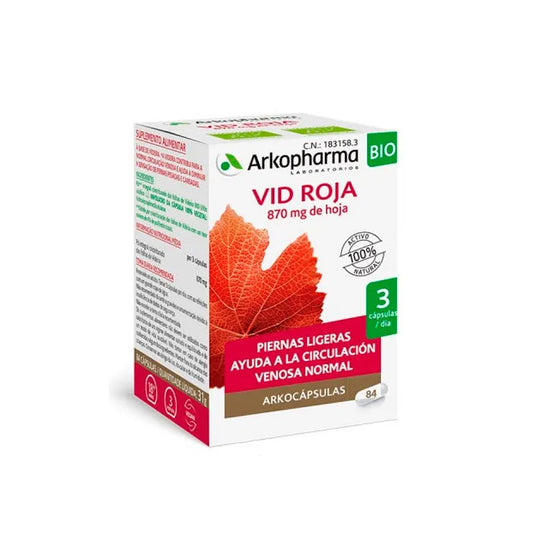 Arkopharma Red Vine 84 Capsules 